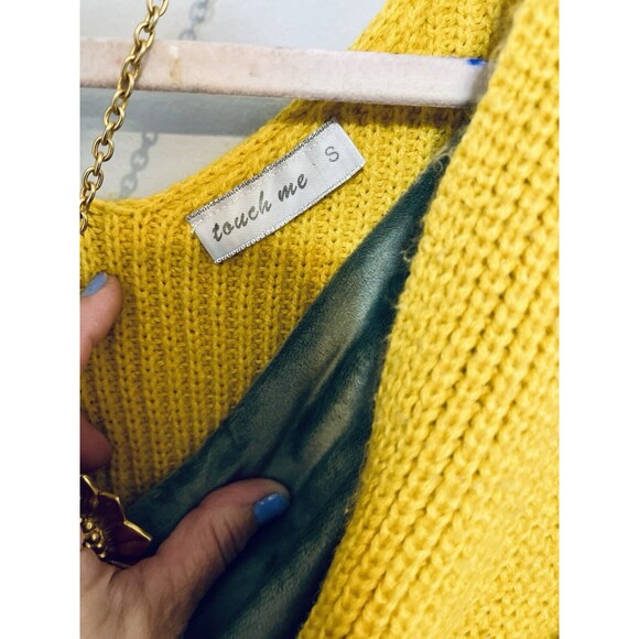 Womens 4 Piece Outfit W Necklace Dickies SZ6 Cropped Sweater SzSm Sunflower - Picture 6 of 8